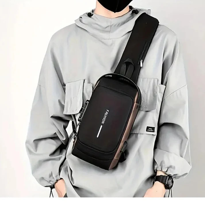 Mochila segura bloqueo con clave